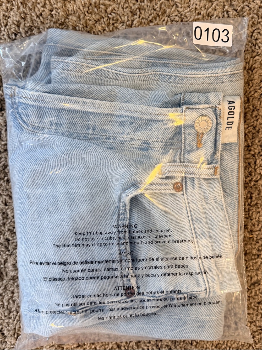 Revolve Agolde Low Slung Baggy Jeans in Fragment - Picture 13 of 13